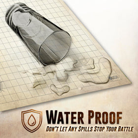 Melee Mats compact travel gaming kit highlights lightweight design for adventures anywhere.