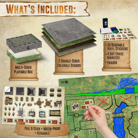 Melee Mats DND tavern-design double-sided terrain for dynamic encounters.