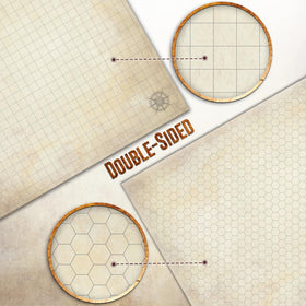 Melee Mats DND Map Starter Set travel box doubles as carry case for easy transport.