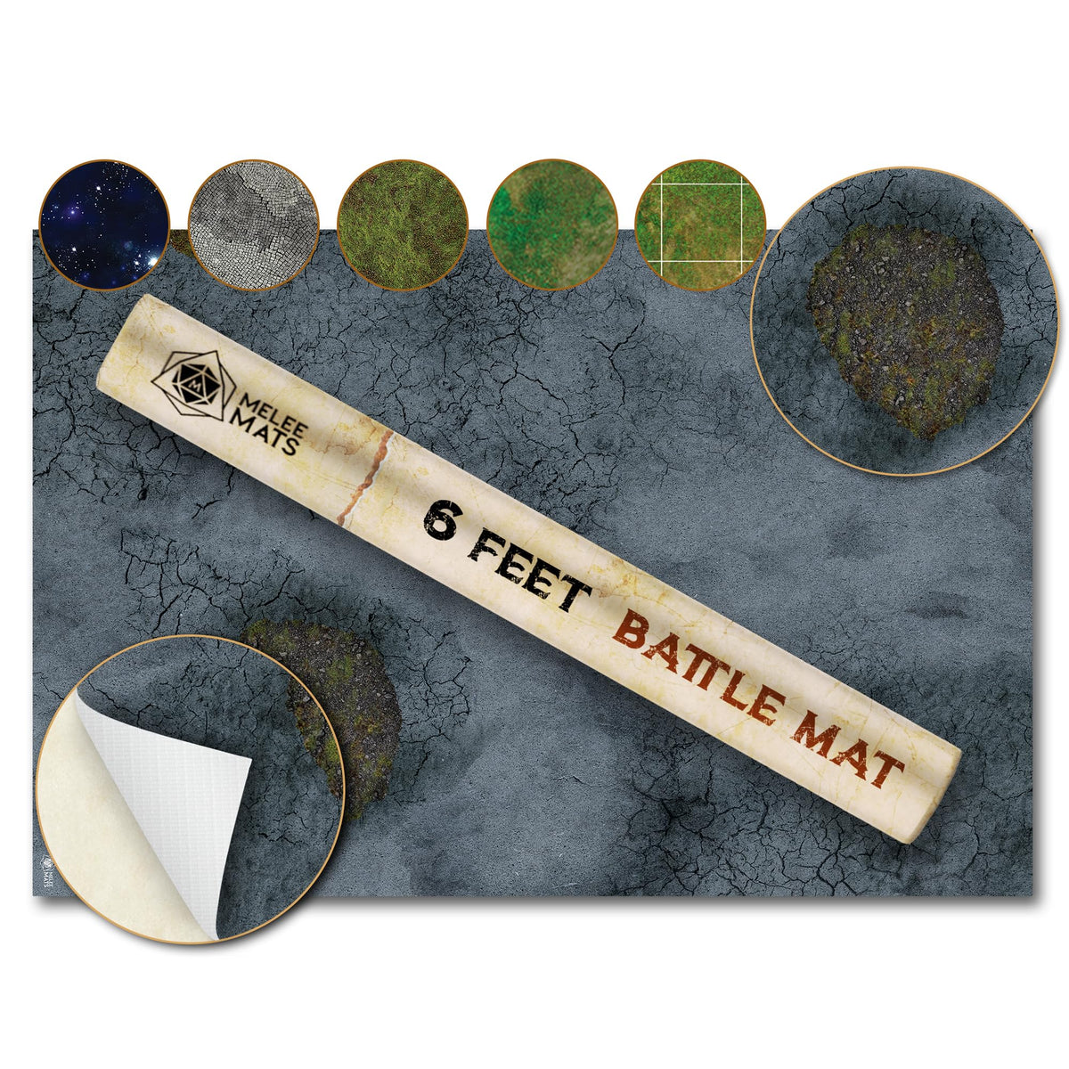 Melee Mats battle mat 48x72 provides cinematic terrain for Warhammer 40K campaigns