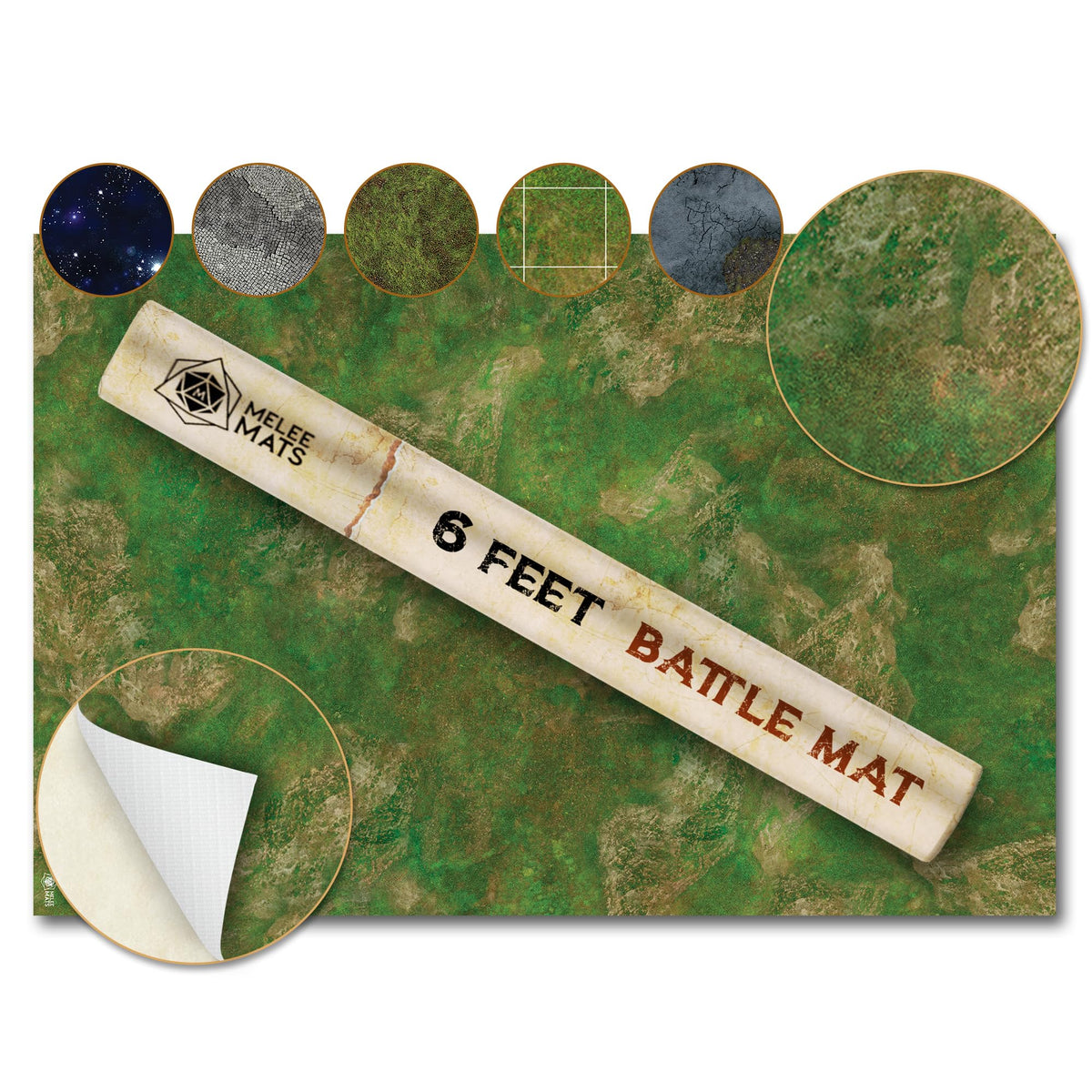 Melee Mats wargaming battle mat 48x72 for immersive tabletop battles.