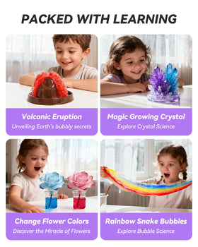 Melican 60plus science kit milk color change for visual curiosity