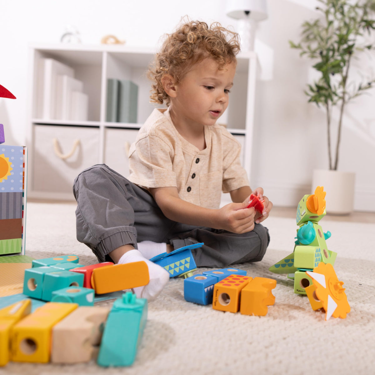 Melissa and Doug Blockables FSC-certified logo highlighting sustainable sourcing.