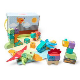 Melissa and Doug Blockables pterodactyl construction ready for imaginative adventures.