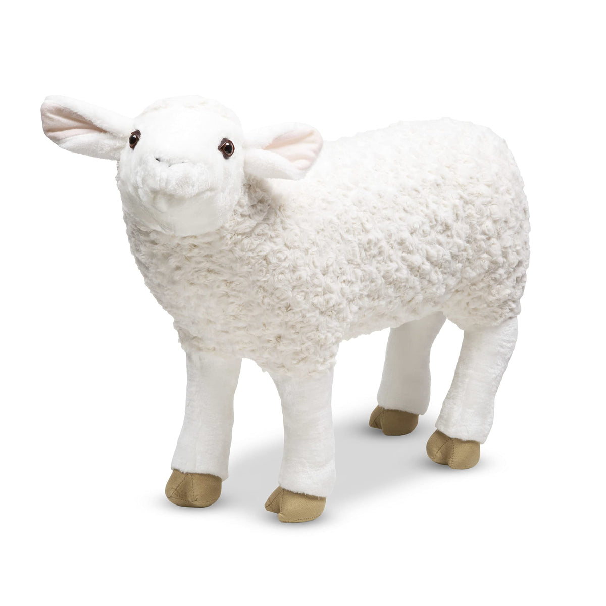 Melissa and Doug Giant Sheep expressive eyes spark imaginative play during storytime