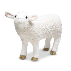 Melissa and Doug Giant Sheep expressive eyes spark imaginative play during storytime