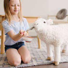 Melissa and Doug Giant Sheep sturdy wireframe supports playful poses