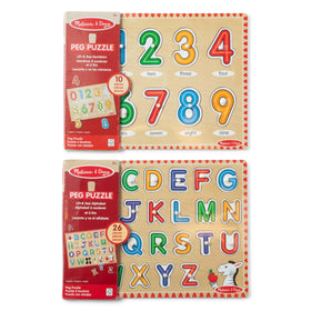 Melissa & Doug Alphabet pieces closeup highlights letter shapes for confident recognition.