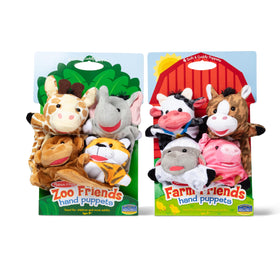 Melissa & Doug Zoo Friends monkey hand puppet for expressive conversation