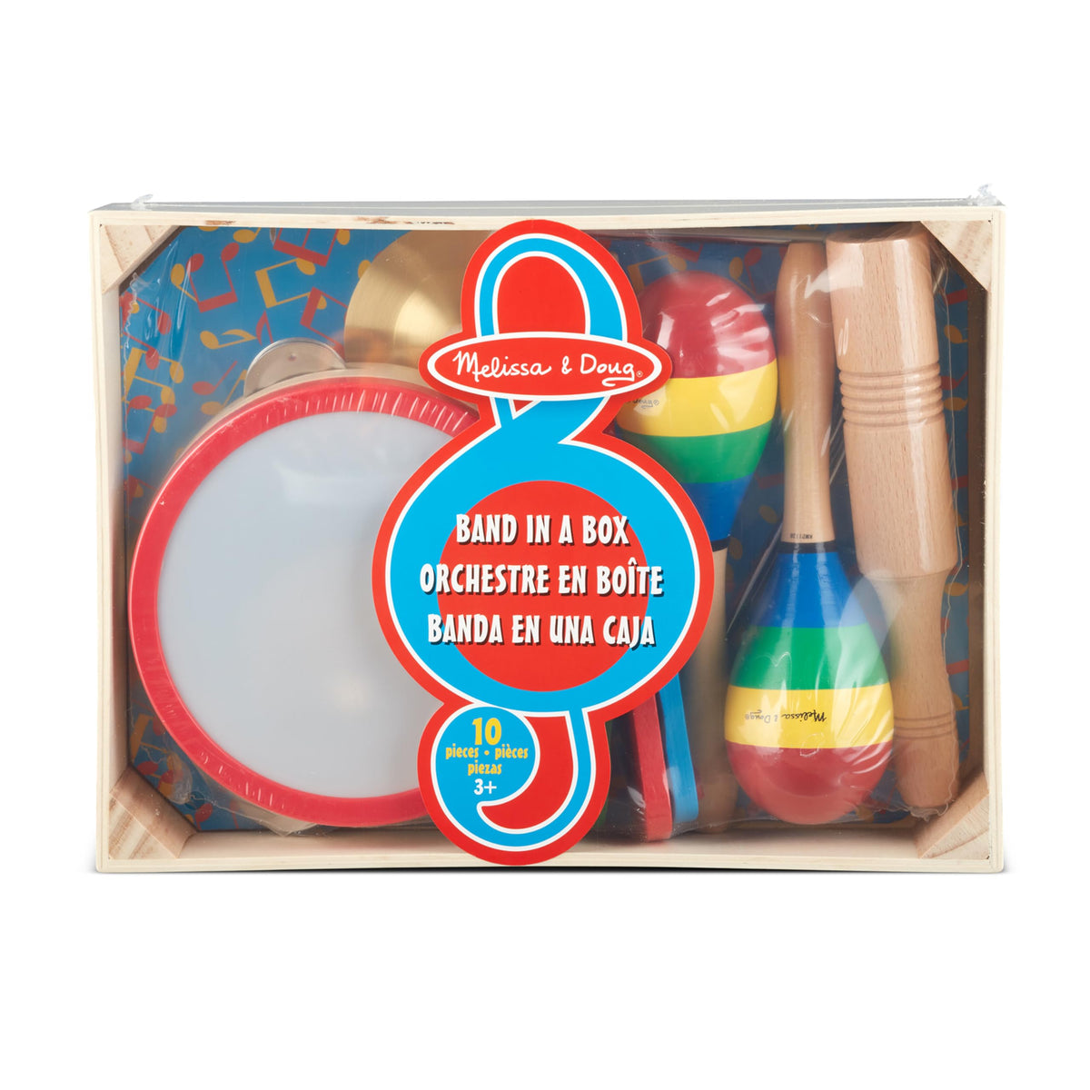 Melissa & Doug Band-in-a-Box gift for kids ages 3 and up.