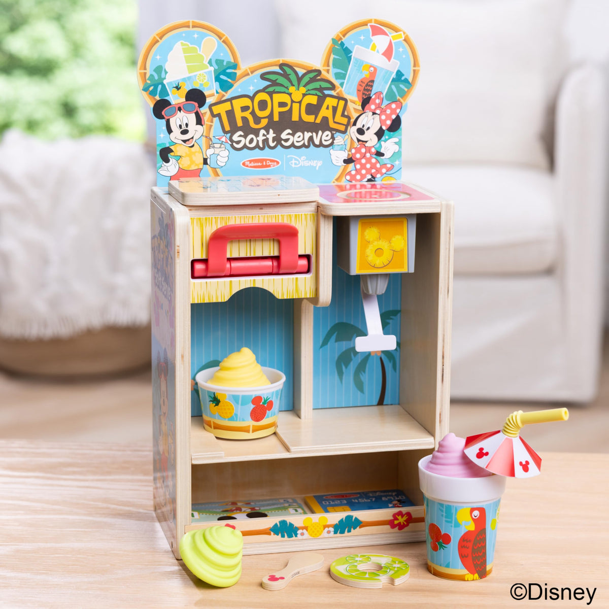 Bank card slot on the dispenser enables pretend purchases