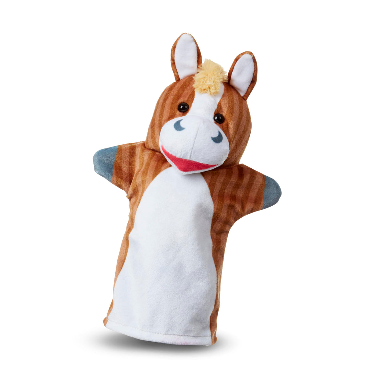 Melissa & Doug Barn Buddies duck puppet supports expressive play and motor skills