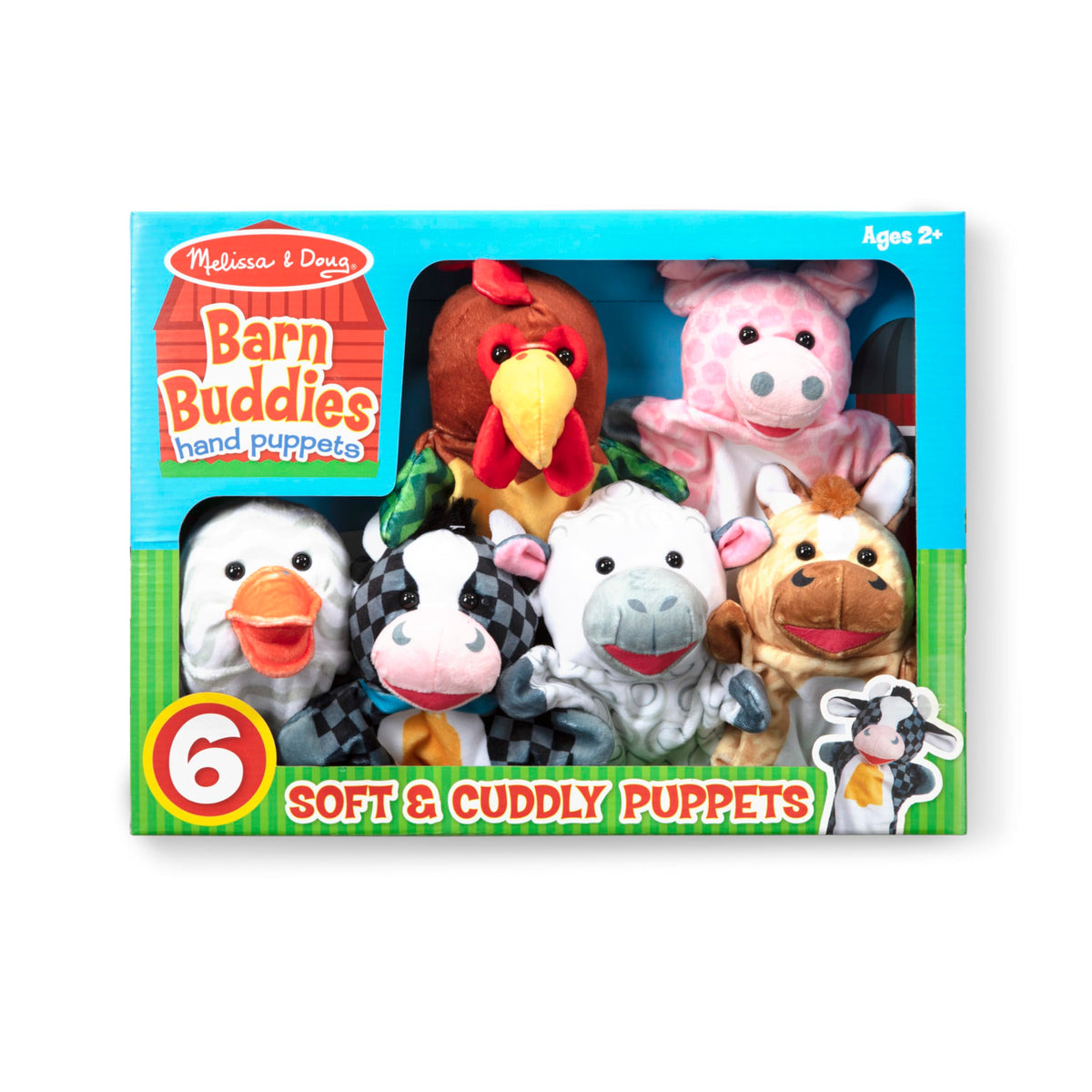 Melissa & Doug Barn Buddies horse puppet for interactive farm scenes and storytelling