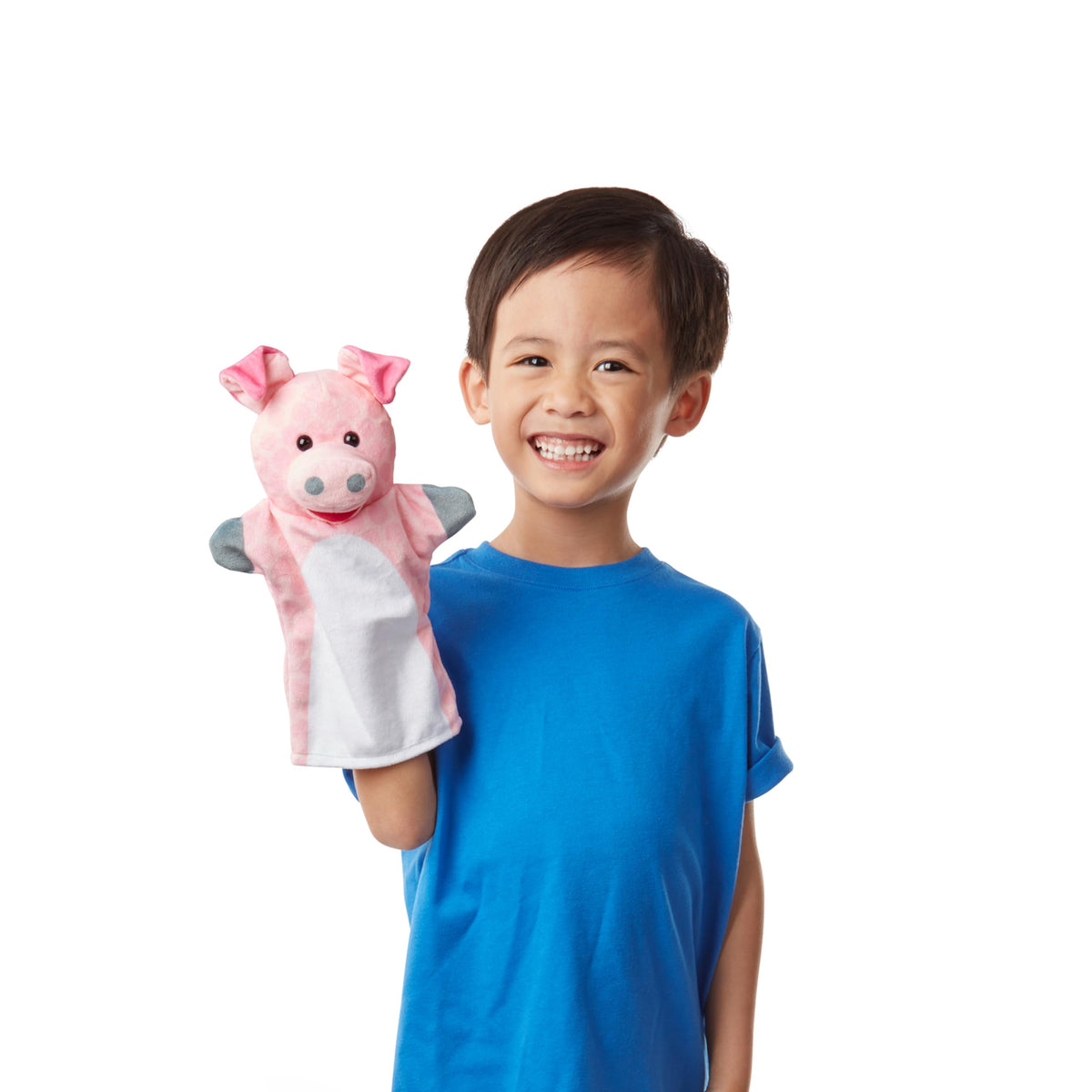 Melissa & Doug Barn Buddies puppet theater insert enhances informal performances