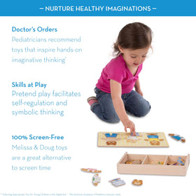 Melissa & Doug Bear Family Puzzle Baby expressions helps kids read moods through characters.