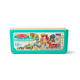Blockables Deluxe City includes 58 connectors for quick snap assembly