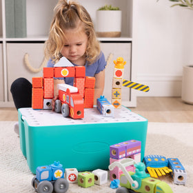 Blockables Deluxe City includes 12 wheels for mobile builds