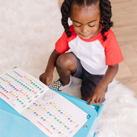 Melissa & Doug blue piano two-octave range invites exploration.