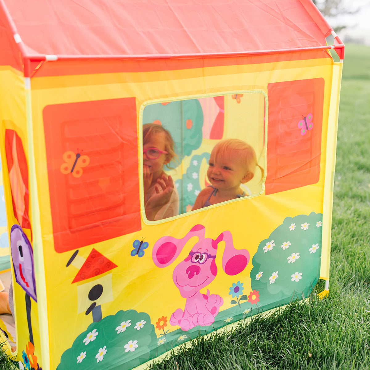 Melissa & Doug Blue's House Tent makes a great screen-free gift