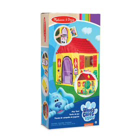 Melissa & Doug Blue's House Tent includes a handy storage tote