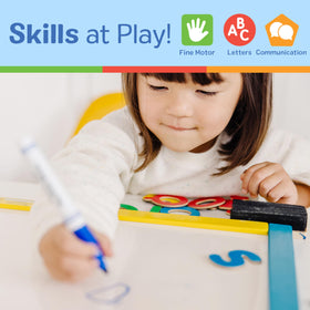 Melissa & Doug large 16x12 inch board supports shared playtime.