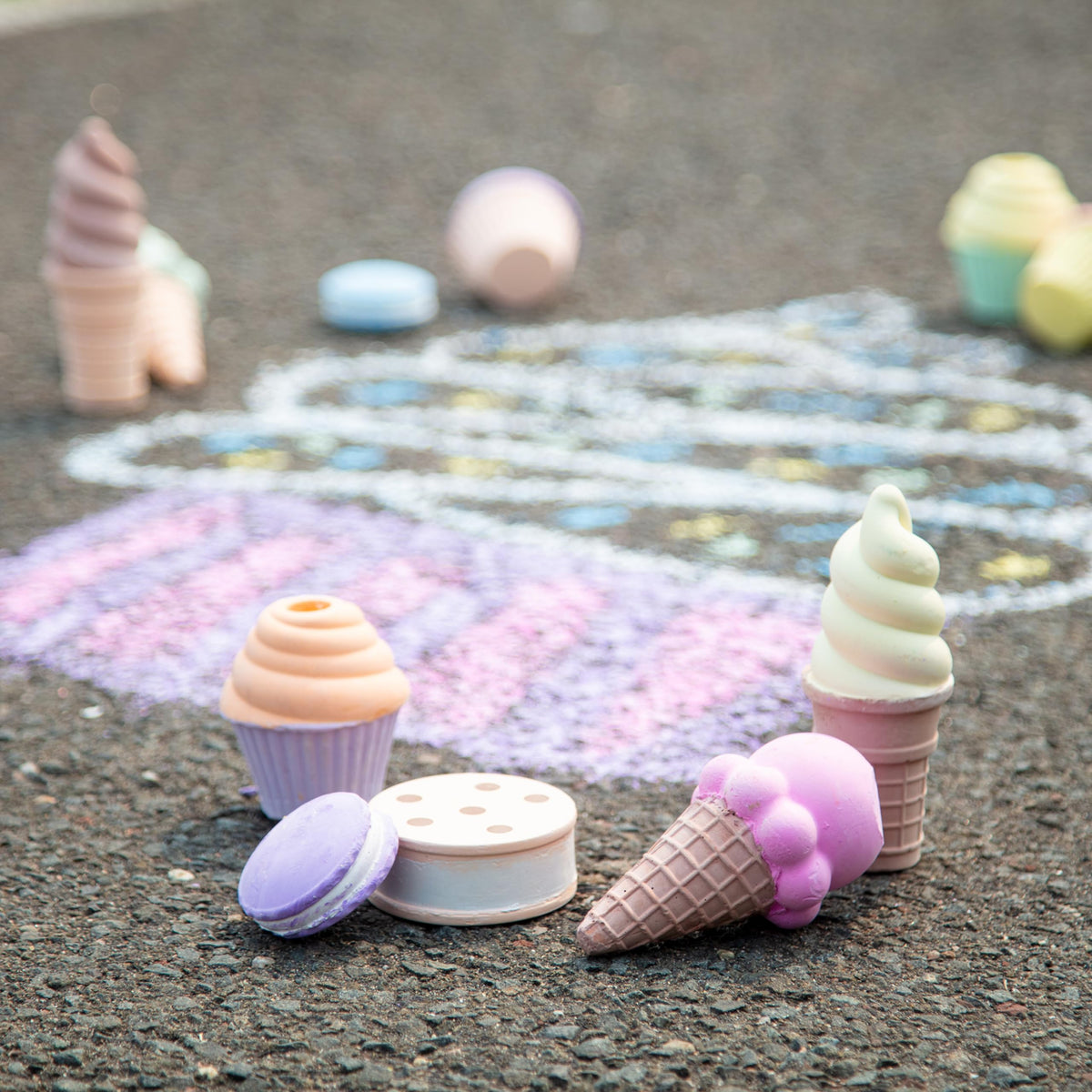 Melissa and Doug bright chalk colors support creative art sessions.
