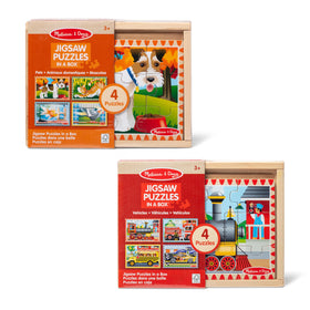 Melissa & Doug boxed puzzles ideal for car trips and quiet time