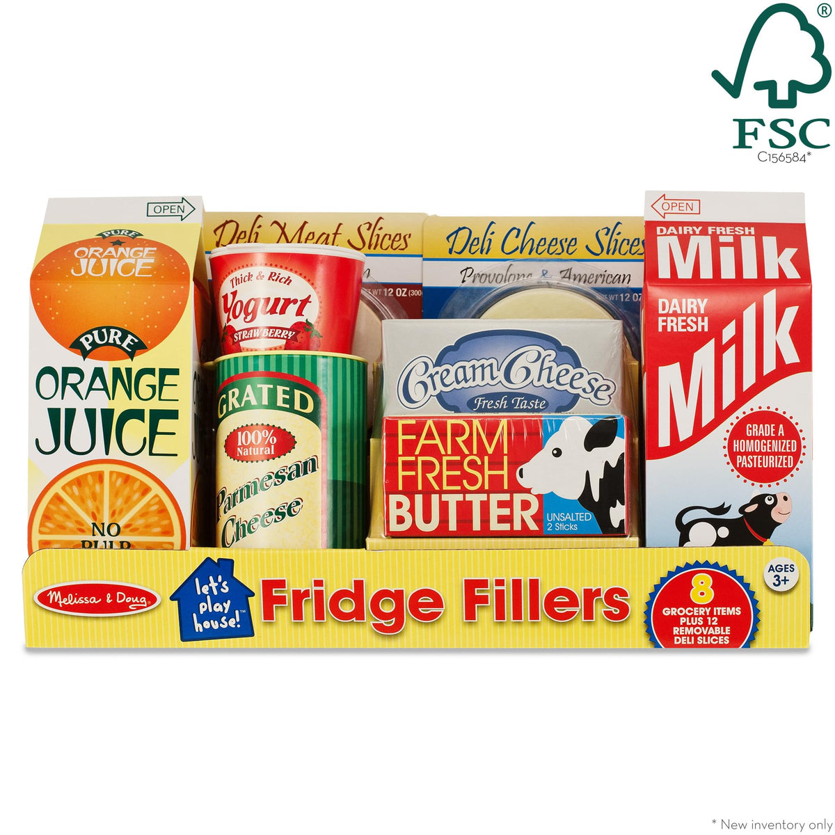Melissa & Doug butter package for kid-friendly cooking pretend tasks.