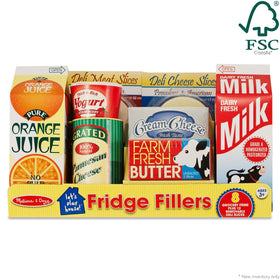 Melissa & Doug butter package for kid-friendly cooking pretend tasks.