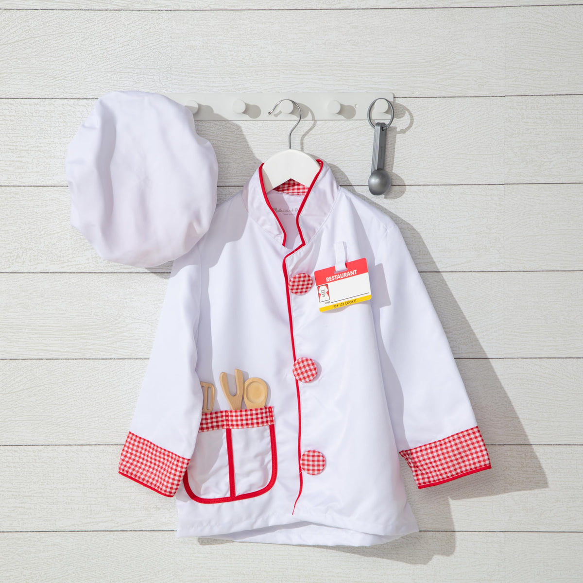 Durable Melissa & Doug costume fabric built for repeated machine washing