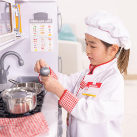 Melissa & Doug measuring spoons set adds authentic recipe prep to playtime