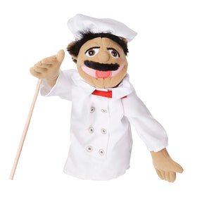 Melissa & Doug Chef Puppet Al Dente 15 inch expressive play