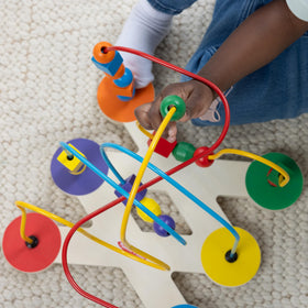 Melissa and Doug Classic Bead Maze offers screen-free, hands-on play for toddlers