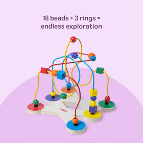 Melissa and Doug Classic Bead Maze ships in recyclable packaging for easy opening