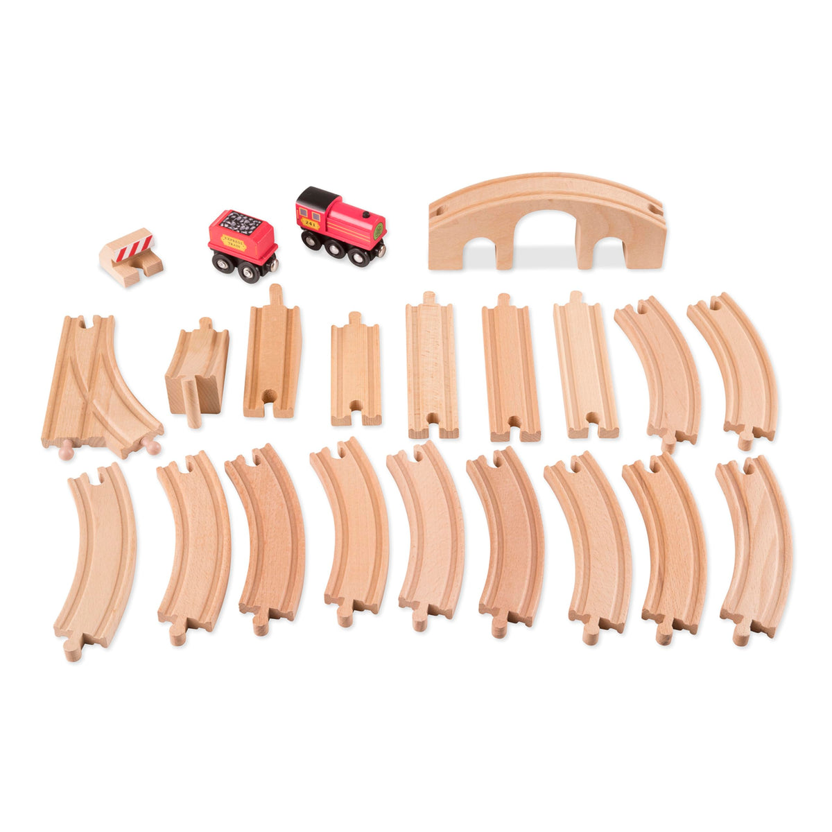Melissa & Doug Bridge piece expands the Figure Eight train's scenic routes.