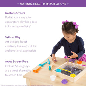 Melissa & Doug classroom-friendly art kit supports early color and shape recognition