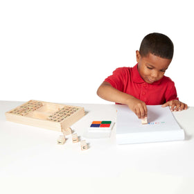 Stamps promote color recognition and hands-on learning