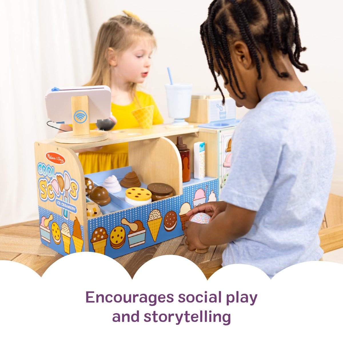 Melissa and Doug cones and cups enable endless pretend combinations.