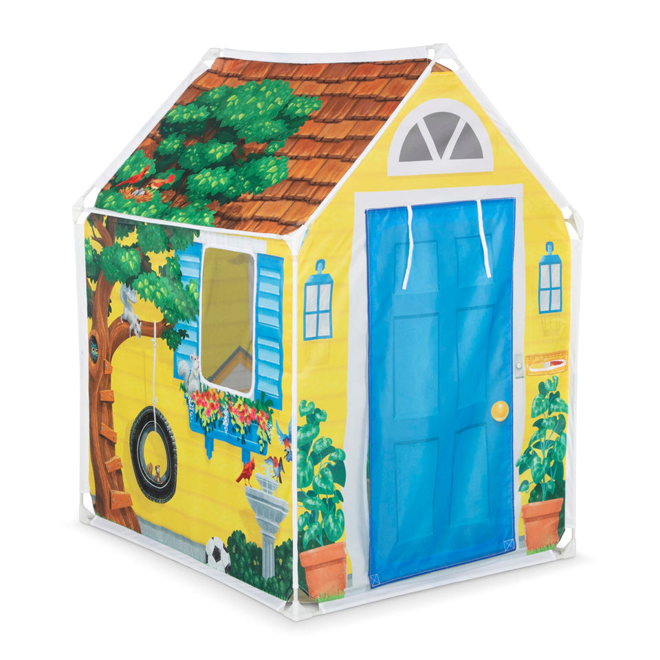 Melissa & Doug Cozy Cottage front door and mail slot for imaginative play