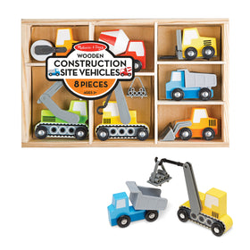 Melissa & Doug wooden crane for role-play lifting heavy loads