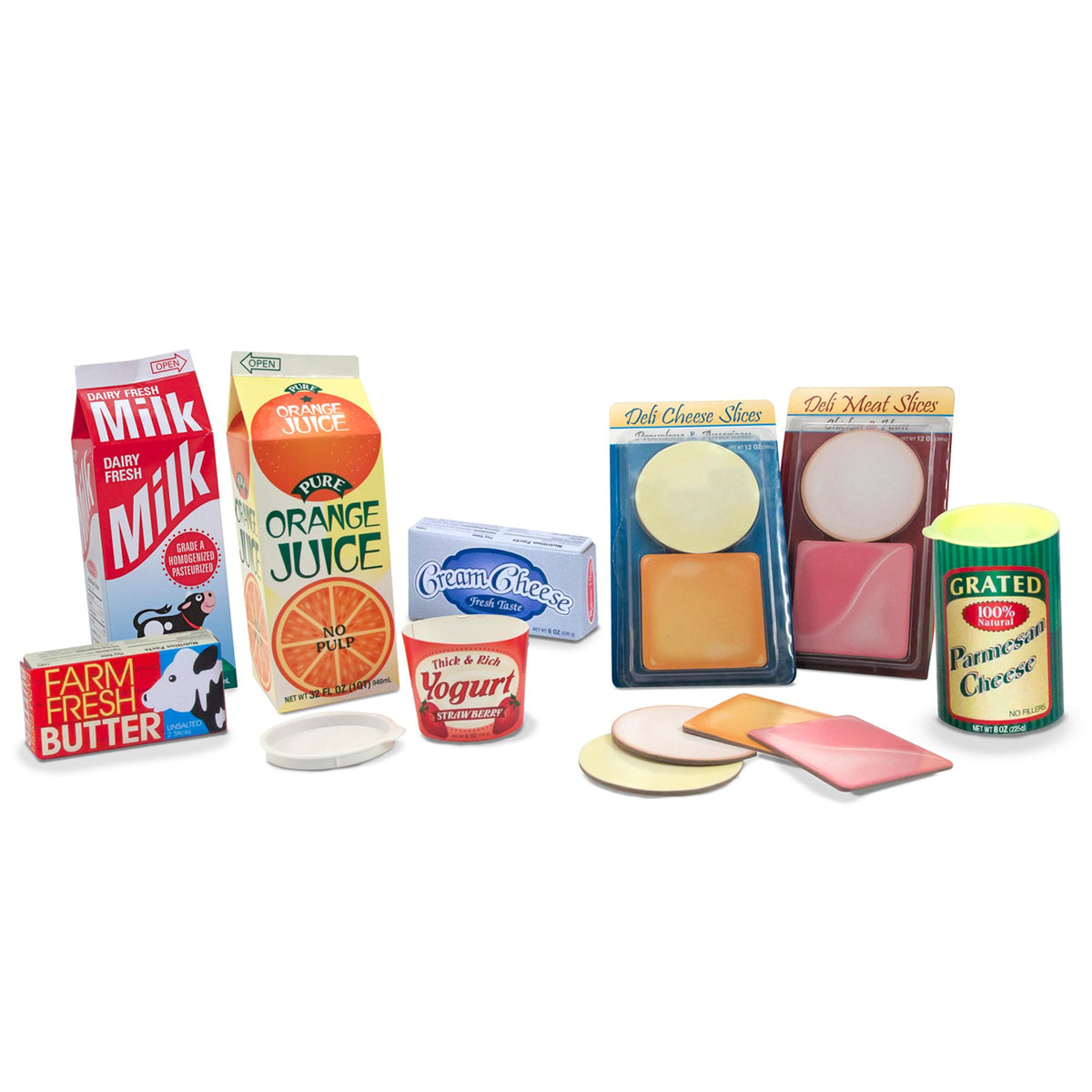 Melissa & Doug cream cheese tub for open-and-close box play.