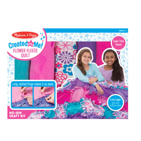 Melissa & Doug flower fleece square for easy knotting