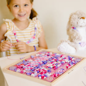 Melissa & Doug Created by Me Sparkle & Shimmer beads inspire gift-ready activities.
