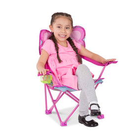 Gift-ready Melissa & Doug Cutie Pie Butterfly Camp Chair.