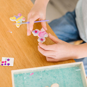 Melissa & Doug decorate-your-own magnets hearts for imaginative design and fine motor skills