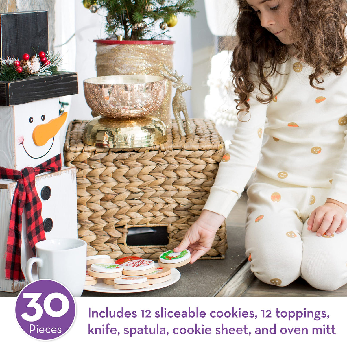 Melissa & Doug twelve decorative toppings for versatile pretend baking activities