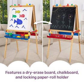 Melissa & Doug deluxe easel paper roll holder for sketches and larger works.