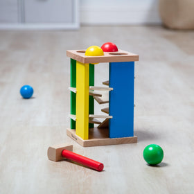 Melissa & Doug Deluxe Pound & Roll Tower makes a thoughtful gift for toddlers