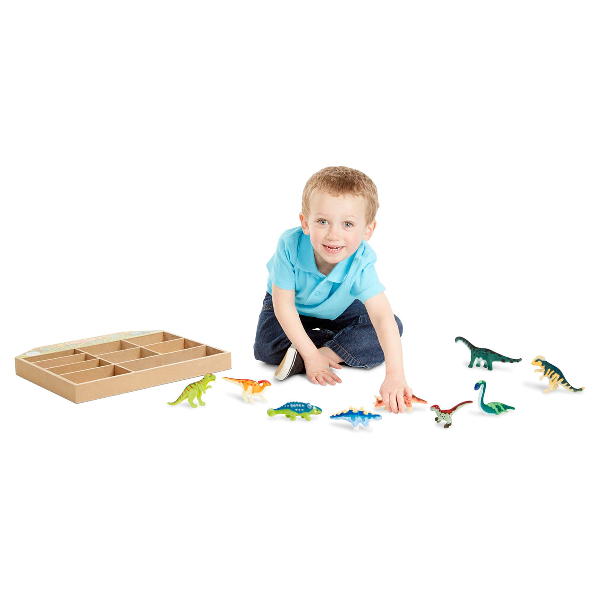 Melissa & Doug Apatosaurus mini dinosaur promotes big-imagination adventures.
