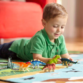 Melissa & Doug T-Rex mini dinosaur supports storytelling and pretend play.